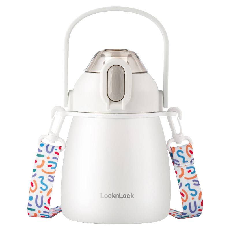 乐扣/家用品墩墩大肚保温杯白1.0L（单位：个）LHC3311WHT 白色